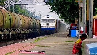 Fastest Diesel Shatabdi brutal 130 KMPH overtake with crawling BTPN [upl. by Ellord]