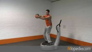 Power Plate Squat to Woodchop with Medicine Ball [upl. by Nomit]