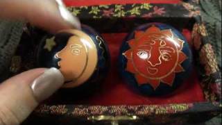 Whispering 14 asmrrelaxation Baoding balls [upl. by Marjie]