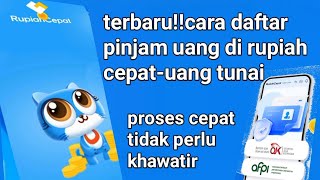 terbarucara daftar pinjam uang di rupiah cepatuang tunai [upl. by Anitroc]