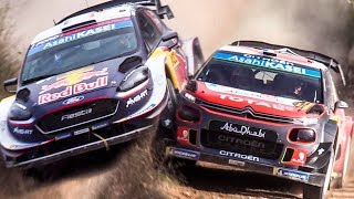 Sebastien Ogier vs Sebastien Loeb  Comparison  WRC RallyRACC Catalunya Spain 2018  FullGasMedia [upl. by Link]