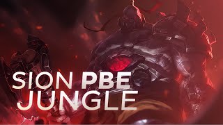 Nightblue3  SION JUNGLE PBE REWORK first time P [upl. by Nivle]