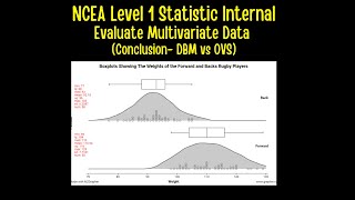 NCEA LEVEL 1 STATS INTERNAL  EVALUATE MULTIVARIATE DATA  CONCLUSION USING THE DBM VS OVS [upl. by Radie]