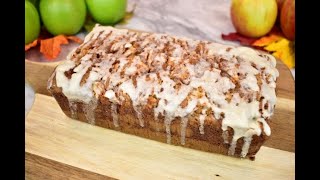 Apple Cinnamon Bread  Quick Bread Recipe [upl. by Anan]