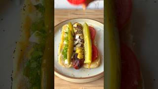 ChicagoStyle Hot Dog Recipe with Filet Mignon Polish Sausages [upl. by Robinett]