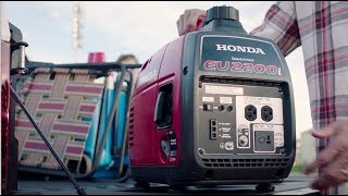 The All New Honda EU2200i The Perfect Generator for Tailgating [upl. by Ymas]