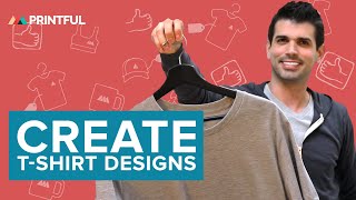 How to Create TShirt Designs in Printfuls Design Maker  Printful PrintOnDemand [upl. by Ellered214]