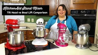 KitchenAid Stand Mixer Tilt Head vs Bowl Lift Comparison  Stand Mixer Review  Whats up Wednesday [upl. by Vidovik]