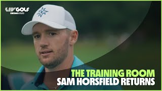 The Training Room Sam Horsfield battles back from injury  LIV Golf Chicago [upl. by Hoopen]