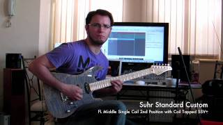 Suhr Standard Custom Demo  Tom Quayle [upl. by Adikam55]