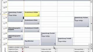 Lektion 32 Gruppieren AufgabenWochenansicht Kalenderwochen  OutlookVideoKurs [upl. by Nodnal]