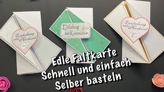 DIYJojo22 Einladungskarten schnell amp einfach selber basteln Anleitung [upl. by Werdnaed169]