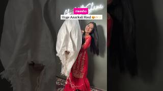 Huge Anarkali Haul from Meesho shorts meesho [upl. by Omor670]