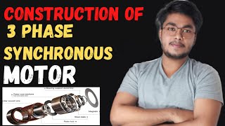 Construction Of Three Phase Synchronous Motor [upl. by Ahen385]