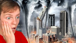 TORNADO STORM in GTA 5 World Destroyed [upl. by Ydnak799]