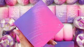 ASMR SOAP★Compilation set★Crushing soap★Cutting soap cubes★FOAMampGLITTERampSTARCH★ [upl. by Barren]