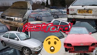 Insane car graveyard 8090s fast Ford classics and others this was crazy [upl. by Ocire]