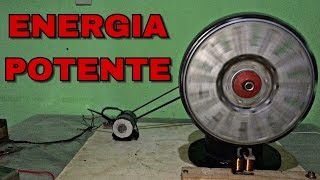 GERADOR DE ENERGIA COM O ROTOR MODIFICADO [upl. by Yecam]