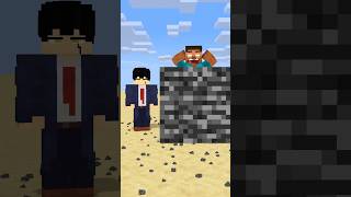 HELP Herobrine To Power Up Then Break Bigger And Bigger Bedrock friendship shorts trending anime [upl. by Allerie]