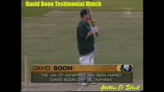 David Boon Testimonial Match 1996 [upl. by Daniel780]