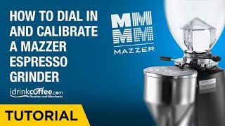 iDrinkCoffeecom Tutorial  How to Dial in and Calibrate a Mazzer Espresso Grinder [upl. by Auburn]