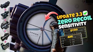 Update 33 Best Sensitivity Settings ✅ For All Devices And IOS Gyroscope And Non Gyro  PUBGMBGMI [upl. by Venterea298]