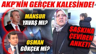 Mansur Yavaş mı Osman Gökçek mi AKPli Belediyede Yok Artık Dedirten Kesintisiz Anket [upl. by Naneik]