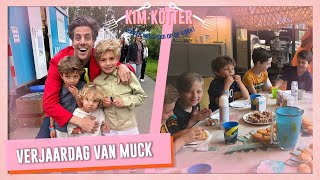 Verjaardag van Muck amp pannenkoeken bakken met Ted 240  Kim Kötter [upl. by Leur]