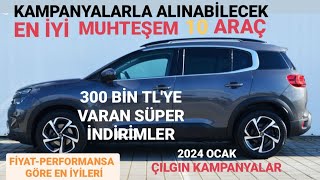 KAMPANYALI EN İYİ 10 SUV ARAÇ  KASIM 2023 SIFIR OTOMOBİL KAMPANYALARI ALINACAK SUV ARAÇLAR İNDİRİM [upl. by Lanod]