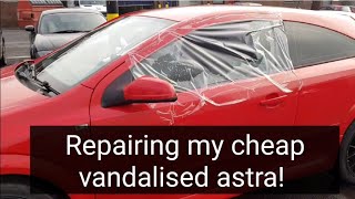 Repairing my vandalised copart astra [upl. by Pelaga175]