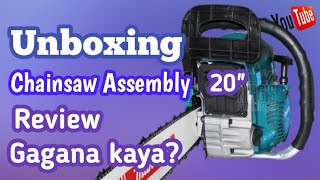 How to Assemble Makita Chainsaw 20quot  Makita Chainsaw Testing and Review  Unboxing Makita chainsaw [upl. by Atiruam]