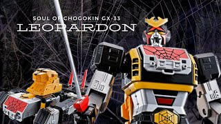 Bandai Soul of Chogokin GX33 Leopardon Review tagalog English sub [upl. by Claudell915]