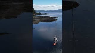 on location for the next transitory aerial mural alaska sailboat fishing sailing travel [upl. by Friday801]