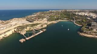 Kalkara and The Grand Harbour From Above [upl. by Riek33]