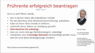 Früher in Rente Video Warum Rechtsschutzversicherung [upl. by Gustie840]