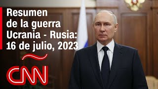 Resumen de la guerra de Rusia en Ucrania 3 de agosto de 2023 [upl. by Adelind]