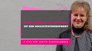 Hoe kun je je goed voorbereiden op een sollicitatiegesprek 5 Tips sollicitatiegesprek [upl. by Eula361]