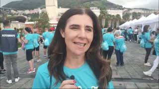 Fitwalking for AIL successo per la camminata solidale a Salerno [upl. by Buroker149]