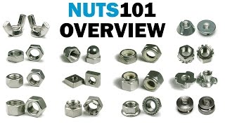 Nuts 101 Overview  The Types of Fastener Nuts  Fasteners 101 [upl. by Hteboj]