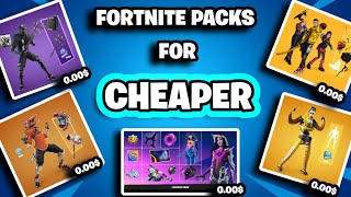 How To Get Fortnite Packs for very cheap [upl. by Lairbag]