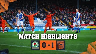 HIGHLIGHTS  BLACKBURN 0 TOWN 1 [upl. by Ojyram986]