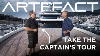 ARTEFACT  Inside the Worlds Smartest Hybrid Superyacht  Captains Tour [upl. by Ecnerwal225]