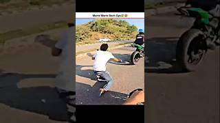 Bach gya😂😂 rider youtubeshorts motovlog death [upl. by Airolg]