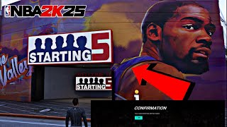 NBA 2K25 STARTING 5 GAMEPLAY  I MADE THEM QUIT MY FIRST DAY [upl. by Naillij]