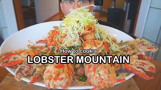 How to cook a LOBSTER MOUNTAIN  HONG KONG STYLE [upl. by Erfert]