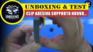 Clip adesiva supporto nuovo modello Telepass Slim 2 pezzi [upl. by Katine]