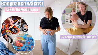 Babybauch🤰🏼Neues Intro  Geschenke amp Wäsche Talk  16 SSW  Isabeau [upl. by Toomay]