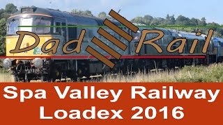 Spa Valley Railway Loadex Diesel Gala 2016  Dad Rail HD [upl. by Gut]