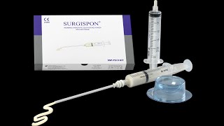 surgery using SURGISPON® Haemostatic Powder PS Prefilled Syringe KIT [upl. by Alliuqa]