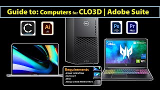 Best Computer for CLO 3D and Adobe Creative Suite [upl. by Tjon]